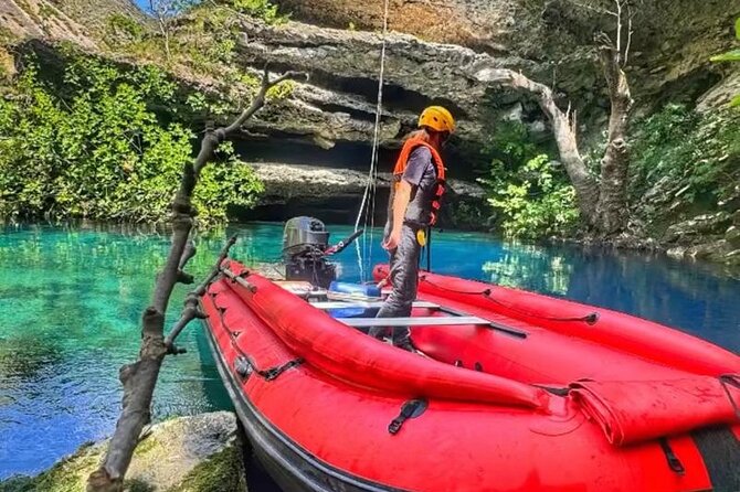 2-Hours Shared Wild Vjosa Jet Adventure - The Petranik cave and rock-jumping stops