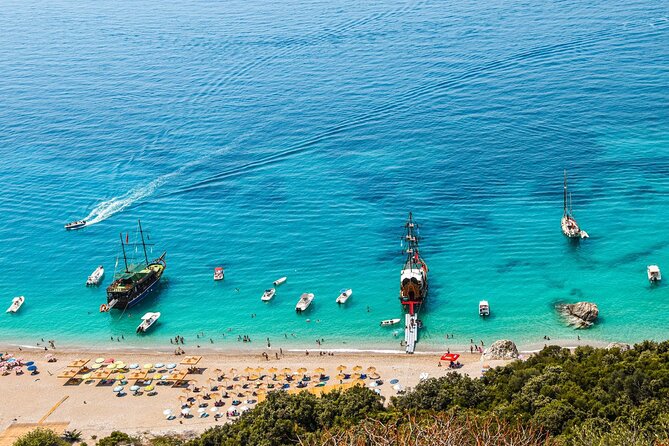 3 UNESCO SITES Trip in Beautiful Albanian Riviera - Day 4: Boat-access coves at Krorez Bay and Kakome