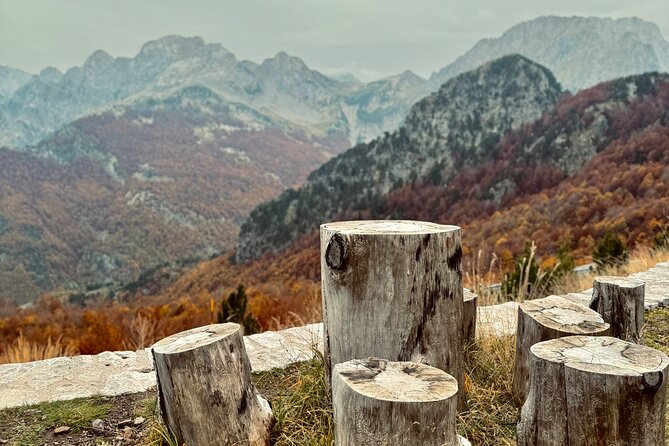 Albanian Alps Off-Road Adventure :Boge & Theth 1 Day - A short coffee break and distant views around Shkoder