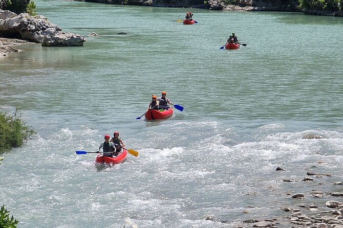Amazing Rafting Experience at Last Wild Vjosa River of Europe in Permet, Albania - Rapids, rocks, and swimming stops