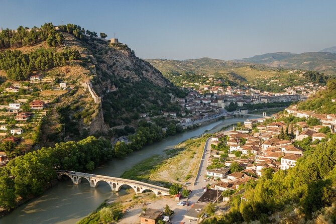 Apollonia and Berat UNESCO tour from Tirana - Mangalem and Gorica: Berat’s famous white houses