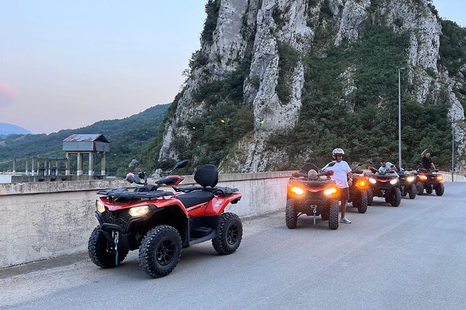ATV/Quad Bike tour to Bovilla lake - The ATV ride from Zall-Herr to Bovilla Lake