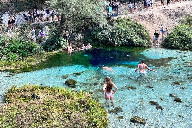 Blue Eye and Gjirokaster, Half Day Nature & Historical Tour - Reaching the Blue Eye from the parking lot