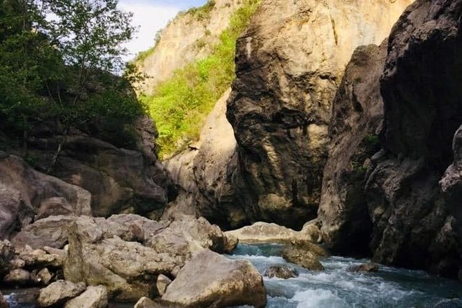 Cave of Pellumbas, Canyons & Castles hiking tour includes lunch - Petrela Castle above Tirana