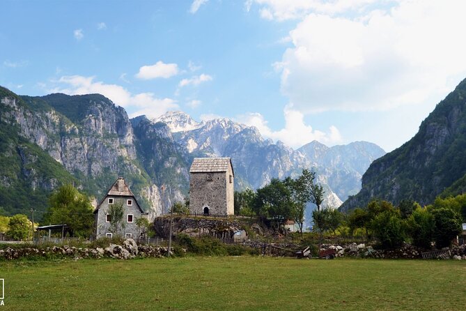 Day Tour of Theth & Hike to Blue Eye from Tirana, Durres/Shkoder - Theth National Park and the village setting