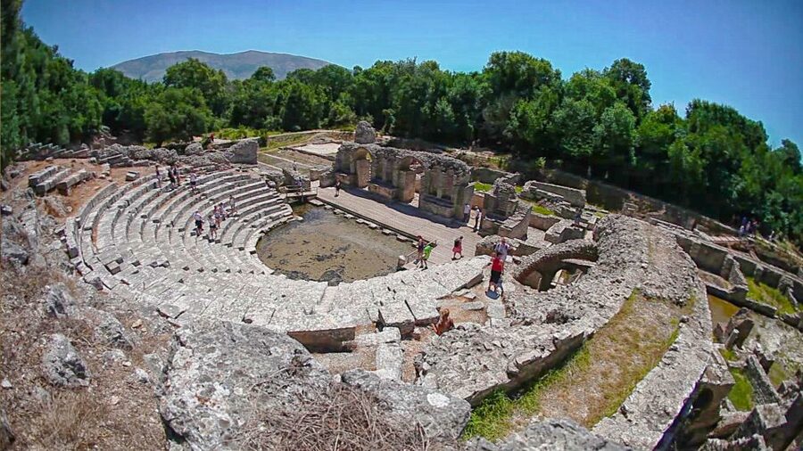 Day Trip to Saranda and Butrint National Park from Corfu - Sarandë to Butrint by coastal road