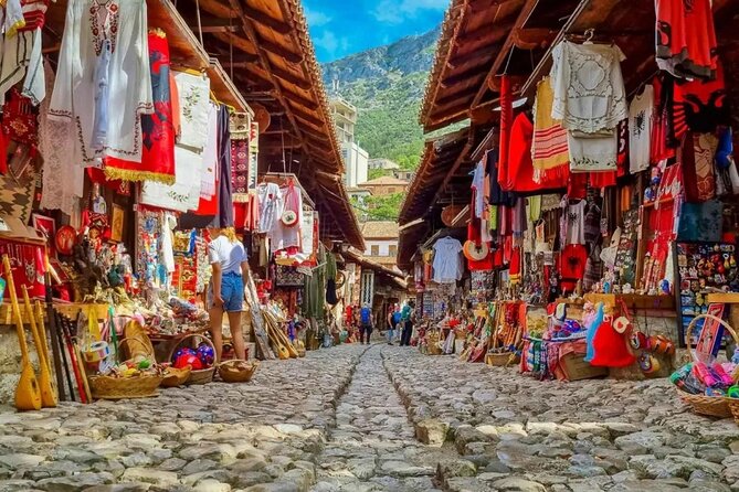 From Tirana and Durres, Kruja Old Bazaar and Castle Day Tour - Walking the Old Bazaar for one hour