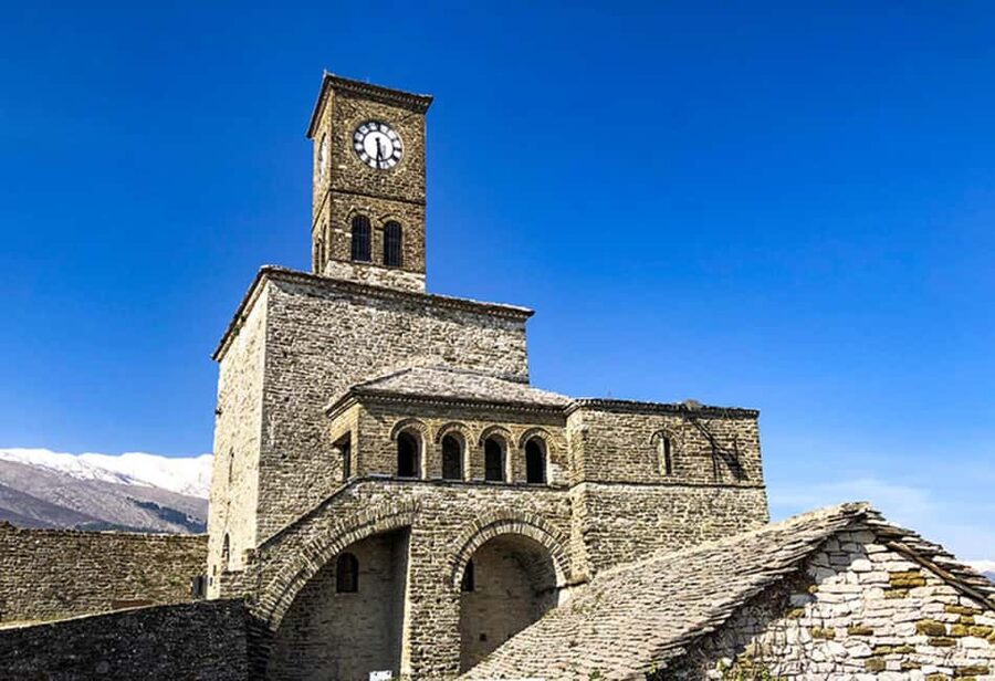 From Tirana/Durrës: Gjirokastra and Blue Eye Day Tour - First impressions in Gjirokastra’s Old Bazaar