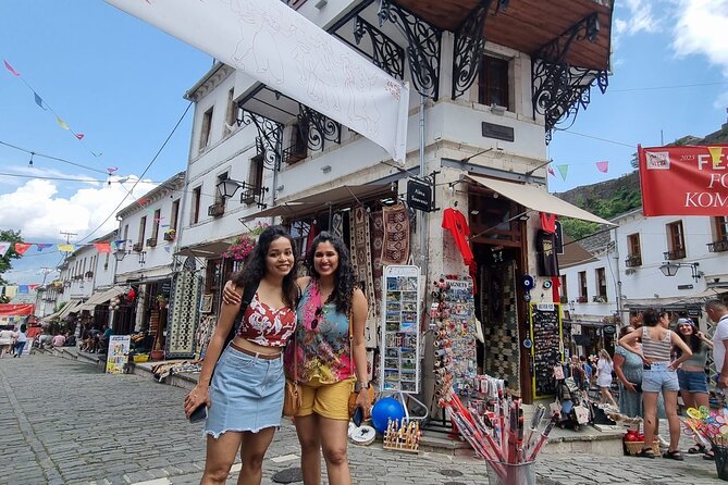 Full Day trip to Stone City of Gjirokastra & Blue Eye - Walking through Gjirokastra’s old town