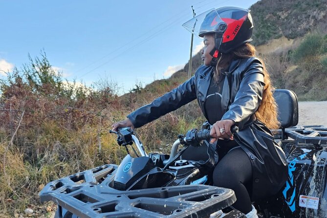 Guided Quad Biking Tour and Zipline in Tirana - Getting ready for the quad bike