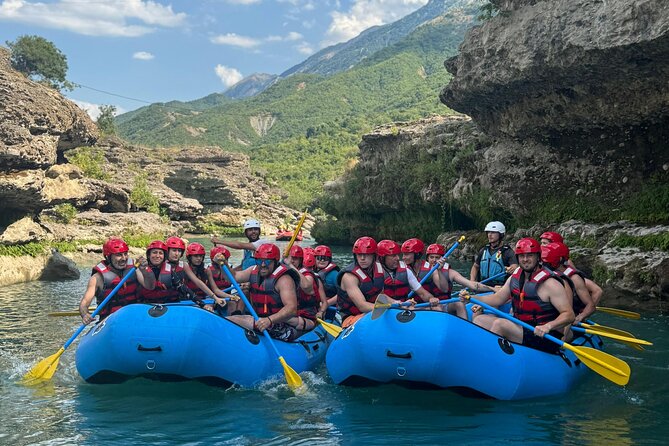 Guided Rafting Tour - Vjosa River National Park - Permet, Albania - The riverside break brings welcome breathing room