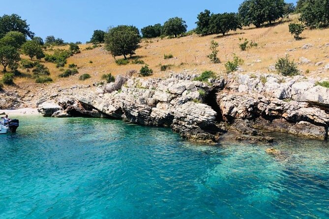 Into the Blue :Adventure Along the Beaches of Saranda Boat Trip - Gremina, Kakome, and Lovers Bay