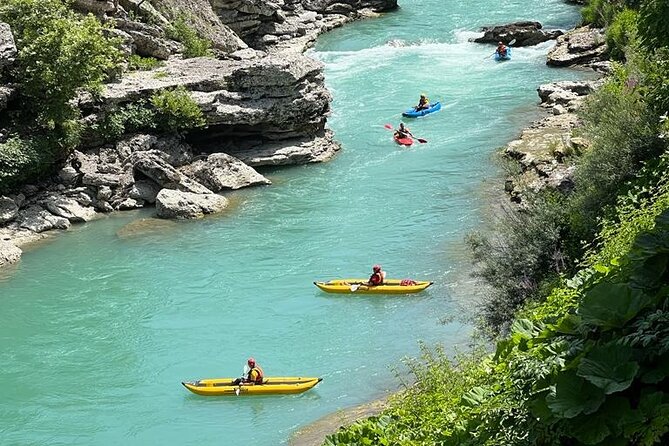 Kayaking in Vjosa River,Albania Kayak Permet,Gjirokaster (ARG) - Key points before you book