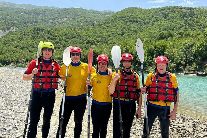 Kayaking in Vjosa River,Albania Kayak Permet,Gjirokaster (ARG) - Following the river through the Kelcyre canyons