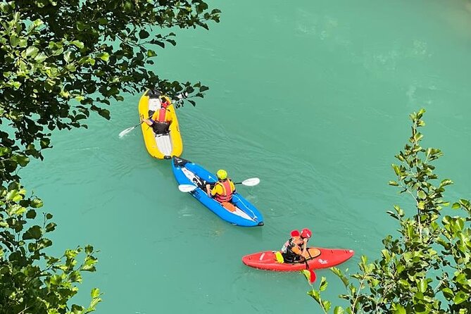 Kayaking in Vjosa River,Albania Kayak Permet,Gjirokaster (ARG) - Safety, group size, and the role of the guide