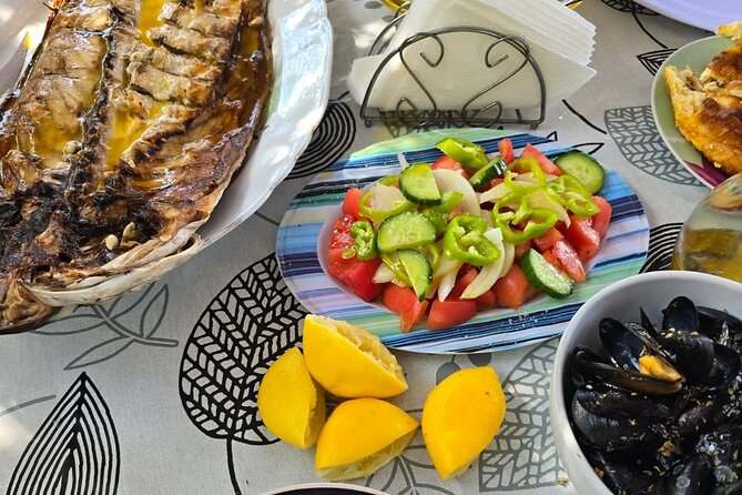 Ksamil: Mussel Sailing Tour with Food and Drink in Albania - Meeting at the Butrint area