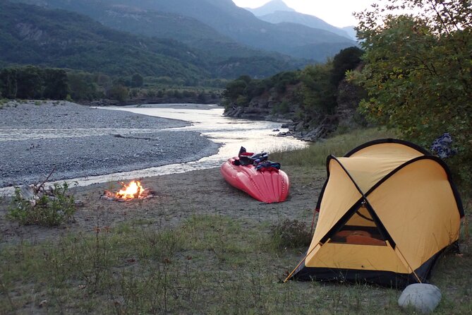 Multi Day Kayaking In Vjosa River ,Camping -6 Days - Day 2: Kaluth Village, Përmet, and Benja