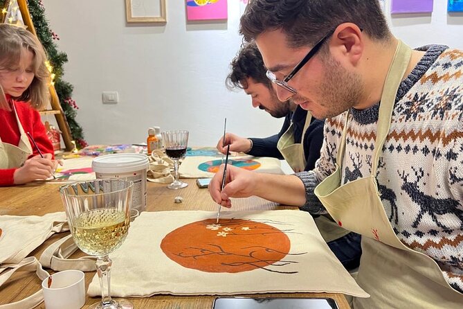 Paint and Wine - Authentic Art Workshop in Tirana - A creative break at Tirana Colour Wine