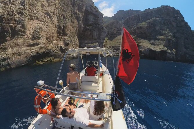 Private 6 H Boat Dafina Bay & Bear's Bay - The Ride Back Across the Ionian Coast