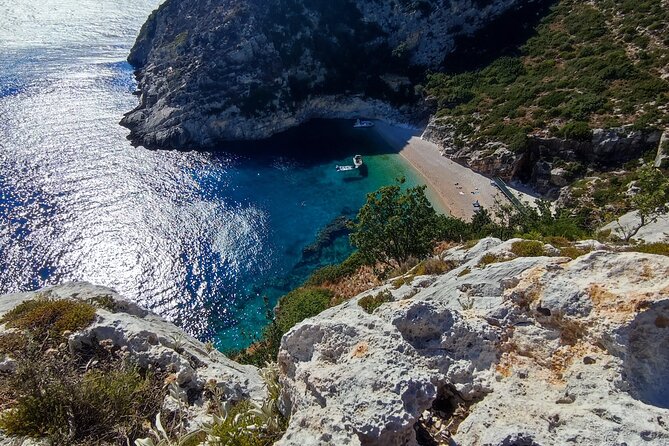 Private Full Day Boat Expedition to Grama Bay - Haxhi Ali Cave: a strong opening stop