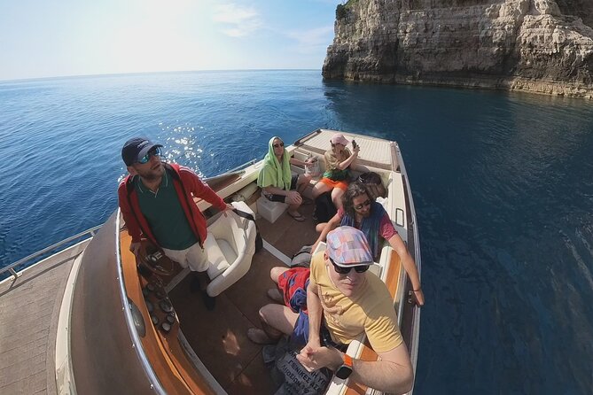 Private Half Day Boat Sazani Island & Haxhi Aliu Cave - One hour at Saint Nicholas Bay on Sazan Island
