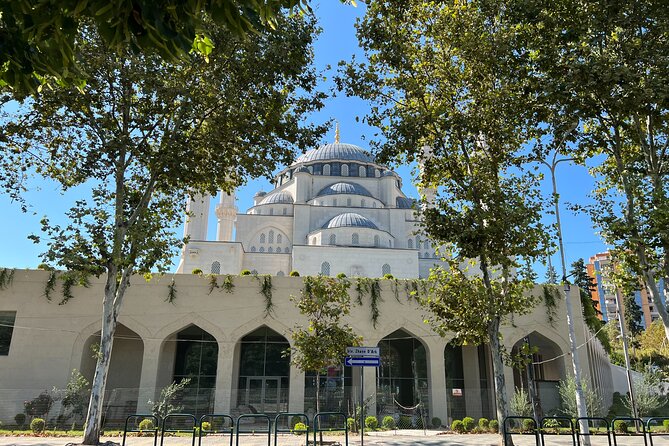 Quick Tour of Tirana - Air Albania Stadium and Mother Teresa Square