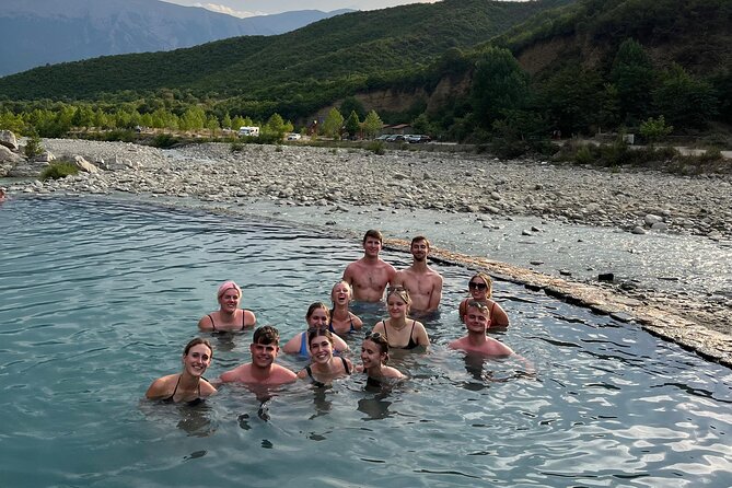 Sarande: Permet 4x4 Tour, Rafting and Thermal baths - Benja Thermal Baths after the river