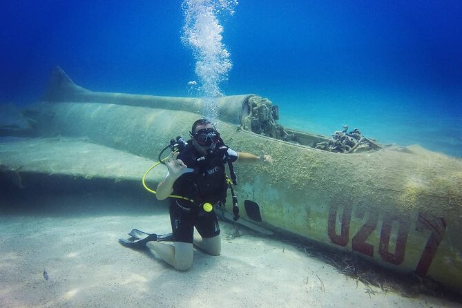 Scuba Diving in MIG-21 wreck - Reaching Albania Adventure at Drymades Beach