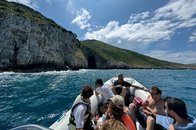 Speed Boat Trip to Karaburun, Haxhi Ali Cave and Sazan Island - Sazan Island, beach, trails, and a closed military past