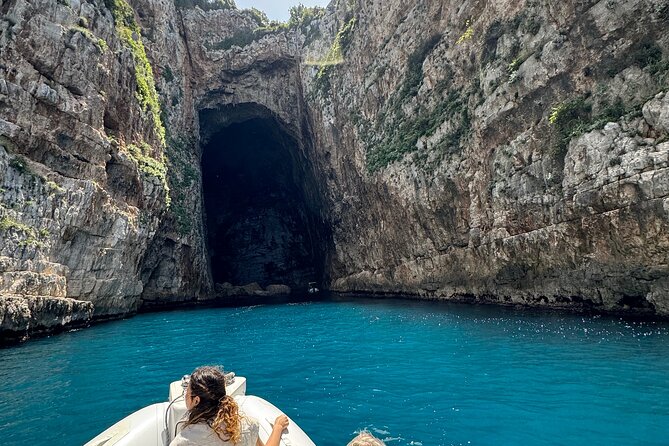 Speedboat Tour to Sazan Island, Haxhi Ali Cave and Marine Park - Three coastal sights in five to six hours
