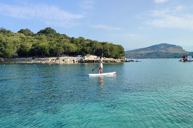 Stand Up Paddle-boarding around Ksamil islands (3 times a day) - A friendly guide makes the difference