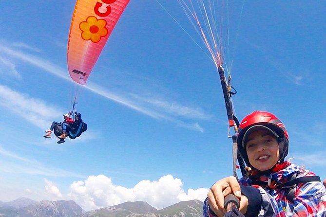 Tandem Paragliding Dajti Tirane Albania - Taking off from Mount Dajti above Tirana