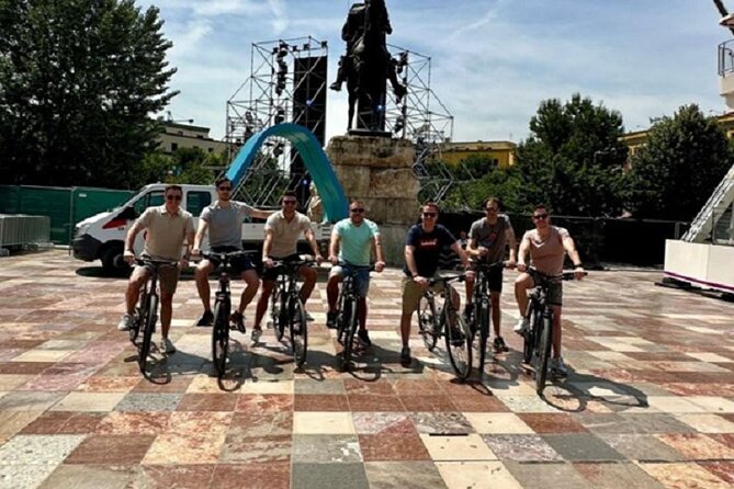 Tirana Bike Tour, History, Culture and Visit to Artificial Lake - Skanderbeg Square begins the story