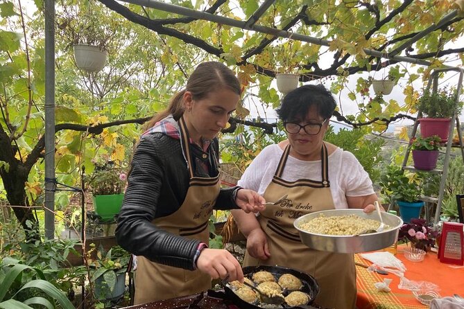 Vegetarian Cooking Class @Teta Marjeta - Sitting down to eat what you made