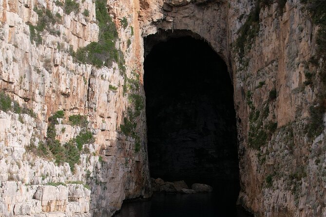 Vlore Private Boat Tour Blue Cave & Grama Bay Adventure - Blue Gem Cave is the visual centerpiece