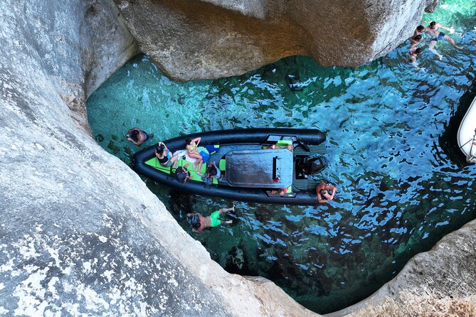 Vlore Speedboat Tour to Dafina Bay & Haxhi Ali Cave - Bristani Bay adds bunkers to the coastal scenery